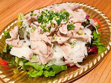わだ家の冷しゃぶサラダ